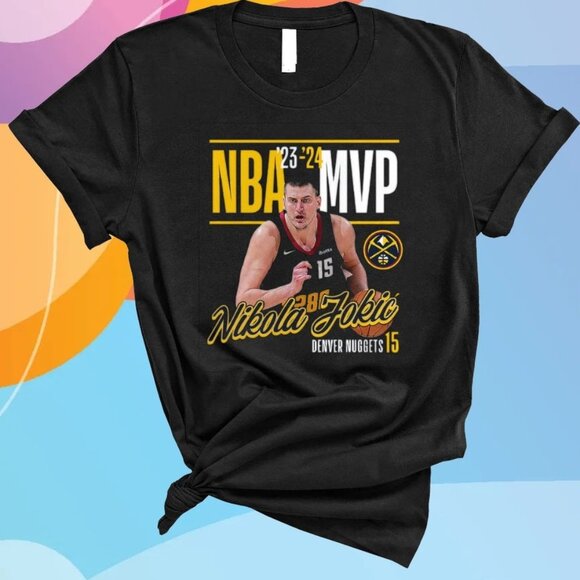 Lea S Other - Nikola Jokic MVP 2024 T Shirt Denver Nuggets Drive And Kick Graphic Basketball